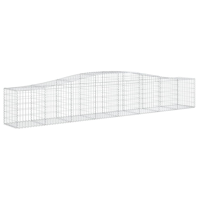 Coșuri gabion arcuite 8 buc, 400x50x60/80 cm, fier galvanizat - WALTI WALTI
