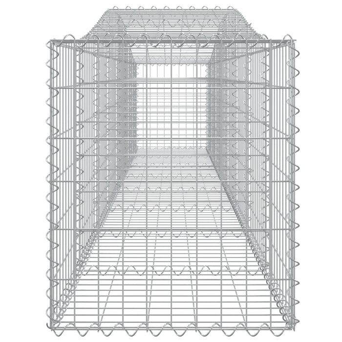 Coșuri gabion arcuite 8 buc, 400x50x60/80 cm, fier galvanizat - WALTI WALTI