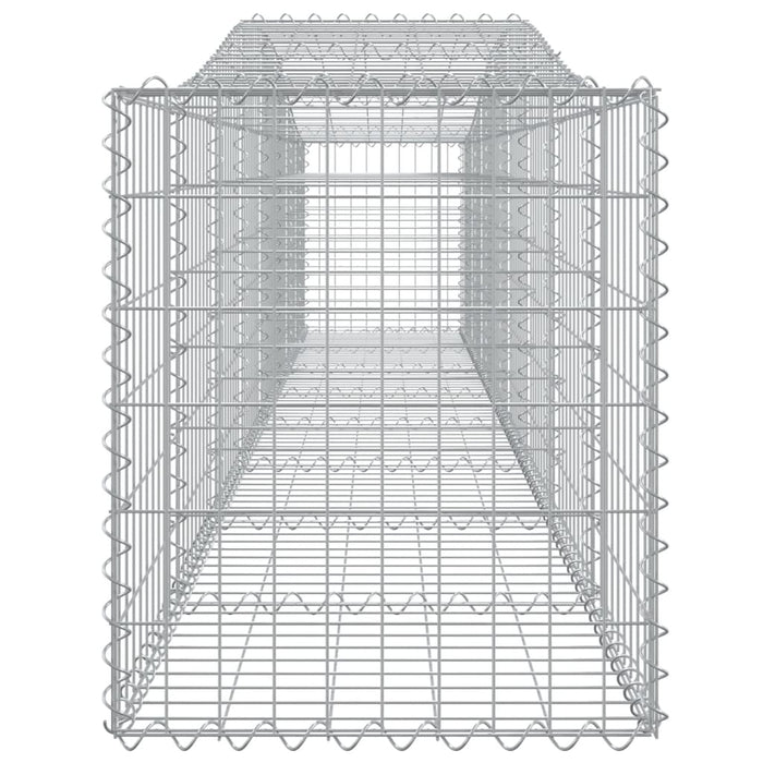 Coșuri gabion arcuite 9 buc, 400x50x60/80 cm, fier galvanizat - WALTI WALTI
