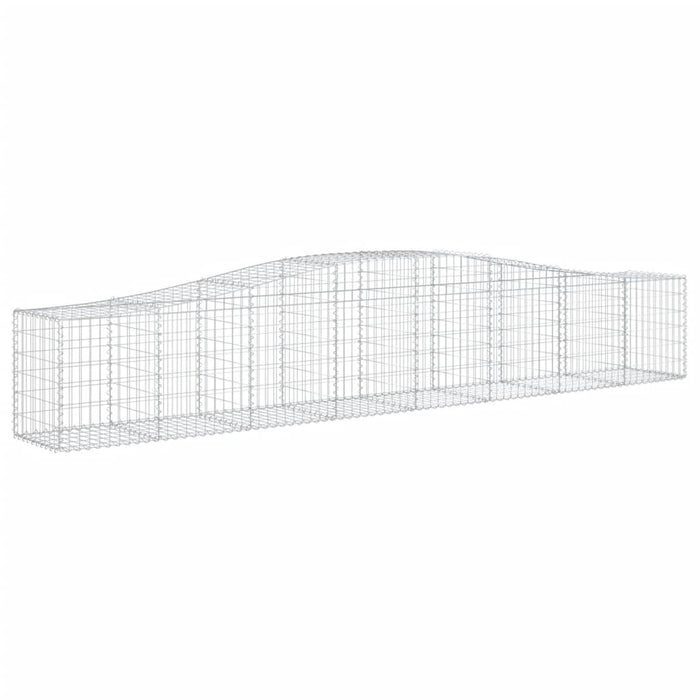 Coșuri gabion arcuite 10 buc, 400x50x60/80 cm, fier galvanizat - WALTI WALTI