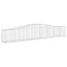 Coșuri gabion arcuite 20 buc, 400x50x60/80 cm, fier galvanizat - WALTI WALTI