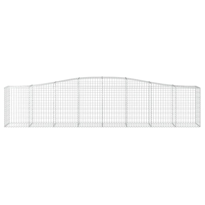 Coșuri gabion arcuite 6 buc, 400x50x80/100 cm, fier galvanizat - WALTI WALTI