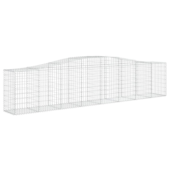 Coșuri gabion arcuite 7 buc, 400x50x80/100 cm, fier galvanizat - WALTI WALTI