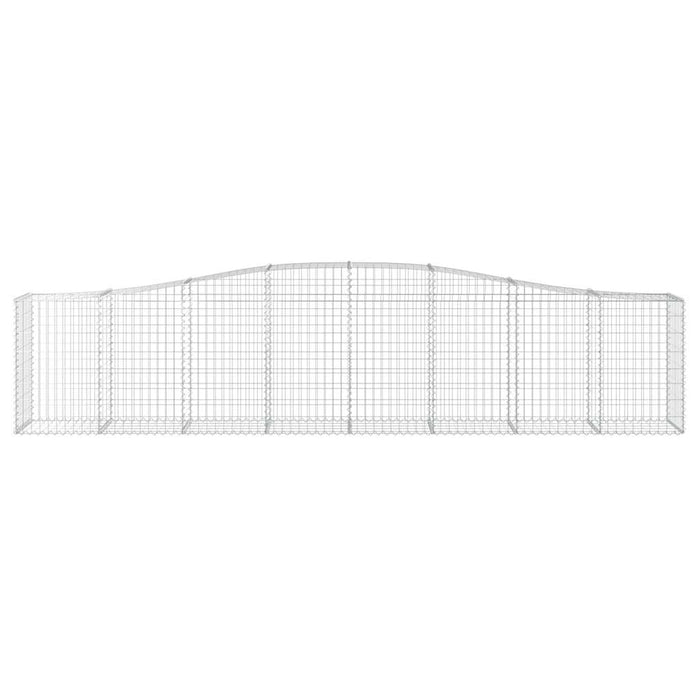 Coșuri gabion arcuite 7 buc, 400x50x80/100 cm, fier galvanizat - WALTI WALTI