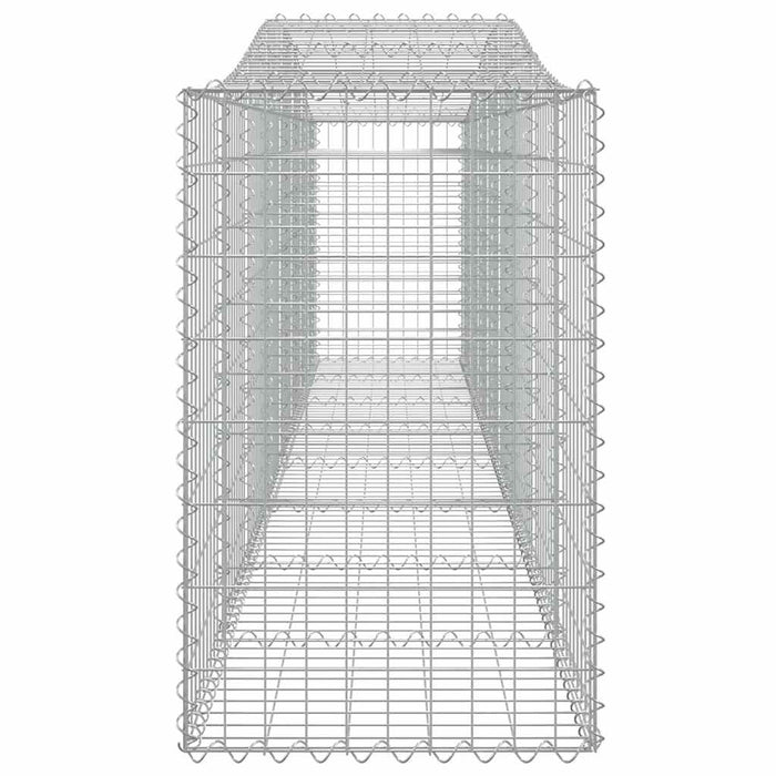 Coșuri gabion arcuite 7 buc, 400x50x80/100 cm, fier galvanizat - WALTI WALTI