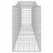 Coșuri gabion arcuite 7 buc, 400x50x80/100 cm, fier galvanizat - WALTI WALTI