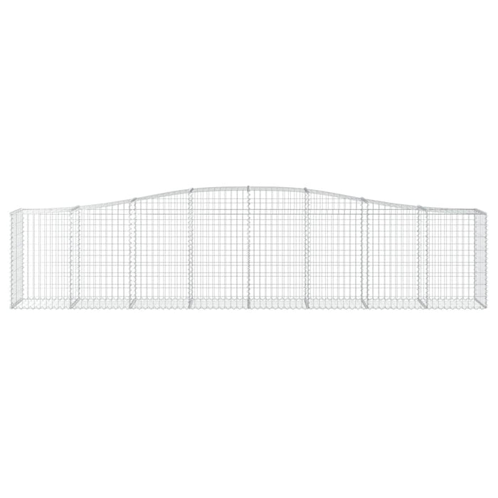 Coșuri gabion arcuite 8 buc, 400x50x80/100 cm, fier galvanizat - WALTI WALTI