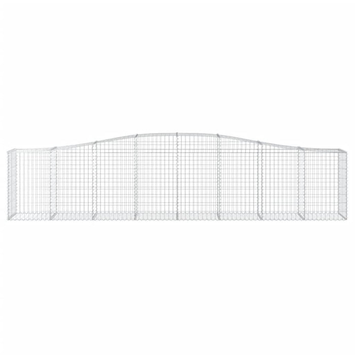Coșuri gabion arcuite 9 buc, 400x50x80/100 cm, fier galvanizat - WALTI WALTI