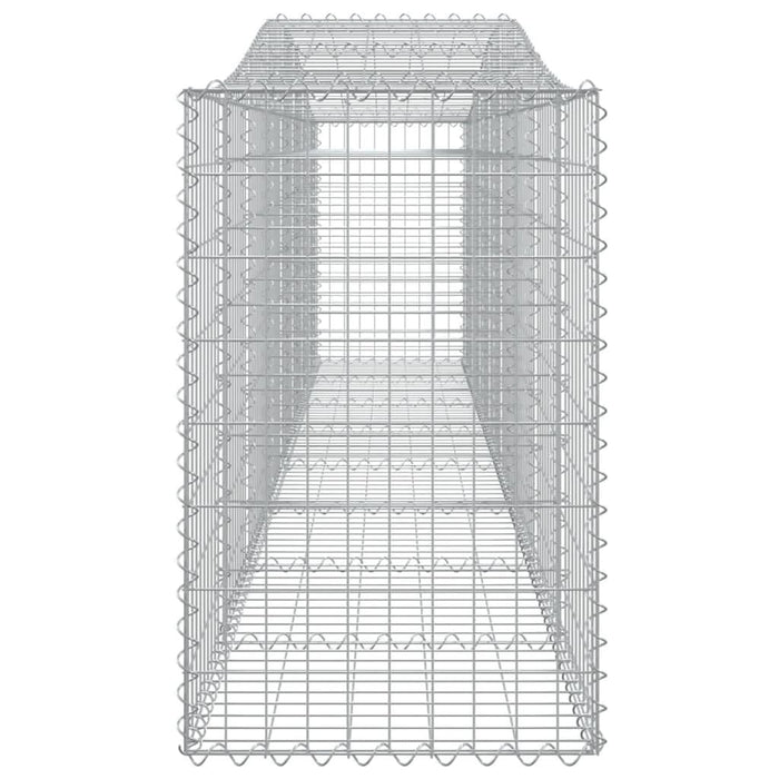 Coșuri gabion arcuite 9 buc, 400x50x80/100 cm, fier galvanizat - WALTI WALTI