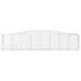 Coșuri gabion arcuite 10 buc, 400x50x80/100 cm, fier galvanizat - WALTI WALTI