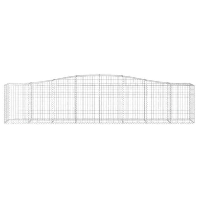 Coșuri gabion arcuite 25 buc, 400x50x80/100 cm, fier galvanizat - WALTI WALTI