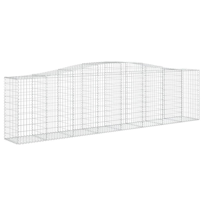 Coșuri gabion arcuite 2 buc, 400x50x100/120 cm fier galvanizat - WALTI WALTI