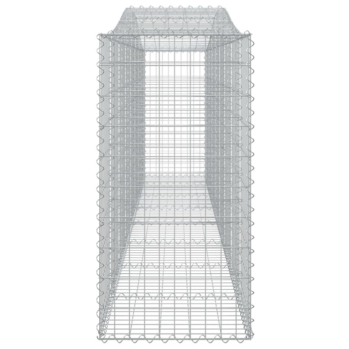 Coșuri gabion arcuite 2 buc, 400x50x100/120 cm fier galvanizat - WALTI WALTI