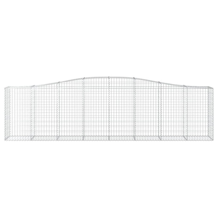 Coșuri gabion arcuite 3 buc, 400x50x100/120 cm fier galvanizat - WALTI WALTI