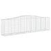 Coșuri gabion arcuite 5 buc, 400x50x100/120 cm fier galvanizat - WALTI WALTI