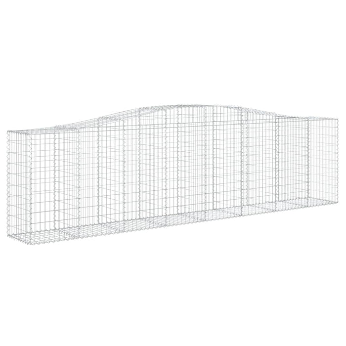 Coșuri gabion arcuite 6 buc, 400x50x100/120 cm fier galvanizat - WALTI WALTI