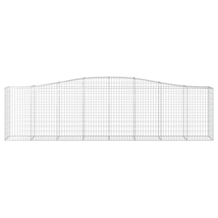 Coșuri gabion arcuite 6 buc, 400x50x100/120 cm fier galvanizat - WALTI WALTI