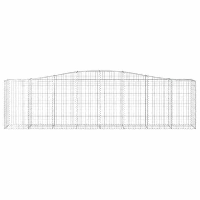 Coșuri gabion arcuite 9 buc, 400x50x100/120 cm fier galvanizat - WALTI WALTI