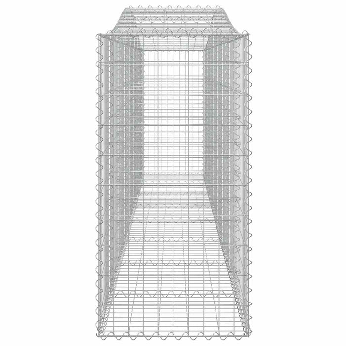 Coșuri gabion arcuite 9 buc, 400x50x100/120 cm fier galvanizat - WALTI WALTI