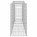 Coșuri gabion arcuite 9 buc, 400x50x100/120 cm fier galvanizat - WALTI WALTI
