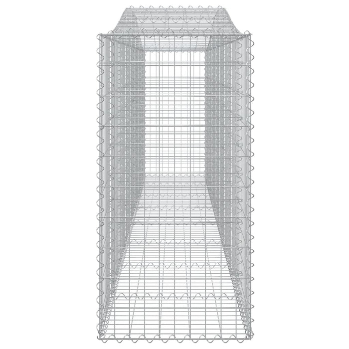 Coșuri gabion arcuite 15 buc, 400x50x100/120 cm fier galvanizat - WALTI WALTI