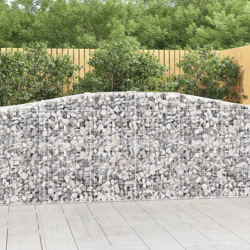 Coșuri gabion arcuite 15 buc, 400x50x100/120 cm fier galvanizat - WALTI WALTI