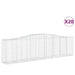Coșuri gabion arcuite 20 buc, 400x50x100/120 cm fier galvanizat - WALTI WALTI