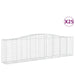 Coșuri gabion arcuite 25 buc, 400x50x100/120 cm fier galvanizat - WALTI WALTI