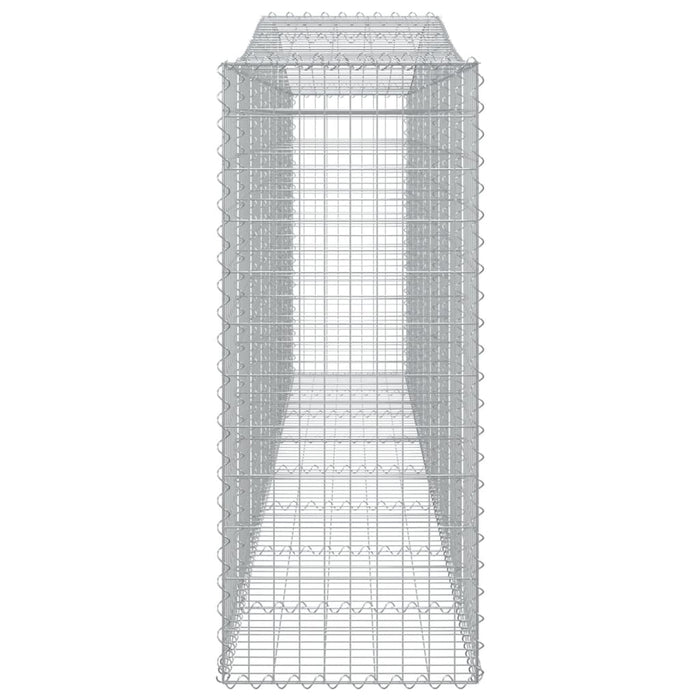 Coșuri gabion arcuite 4 buc, 400x50x120/140 cm, fier galvanizat - WALTI WALTI