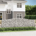 Coșuri gabion arcuite 4 buc, 400x50x120/140 cm, fier galvanizat - WALTI WALTI