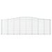 Coșuri gabion arcuite 7 buc, 400x50x120/140 cm, fier galvanizat - WALTI WALTI