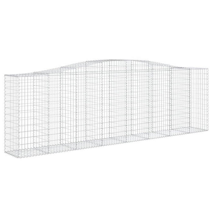 Coșuri gabion arcuite 15 buc, 400x50x120/140cm, fier galvanizat - WALTI WALTI