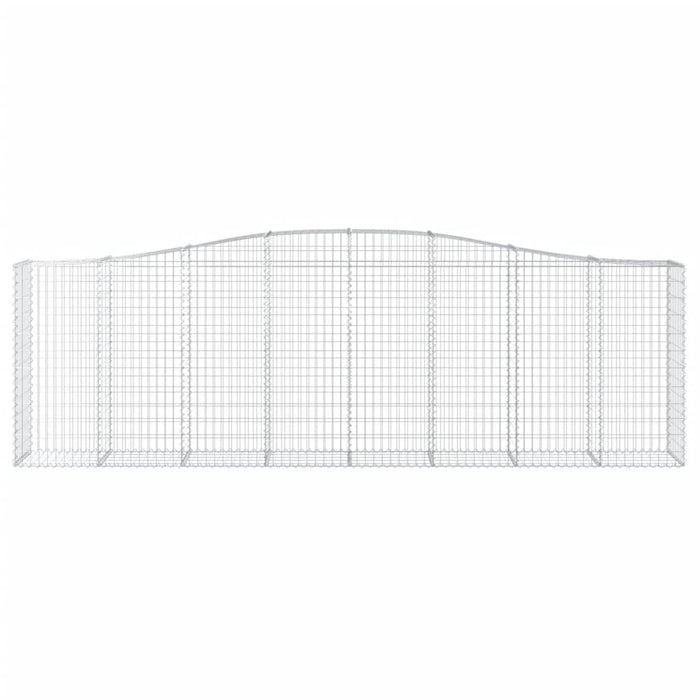 Coșuri gabion arcuite 15 buc, 400x50x120/140cm, fier galvanizat - WALTI WALTI