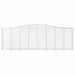 Coșuri gabion arcuite 15 buc, 400x50x120/140cm, fier galvanizat - WALTI WALTI