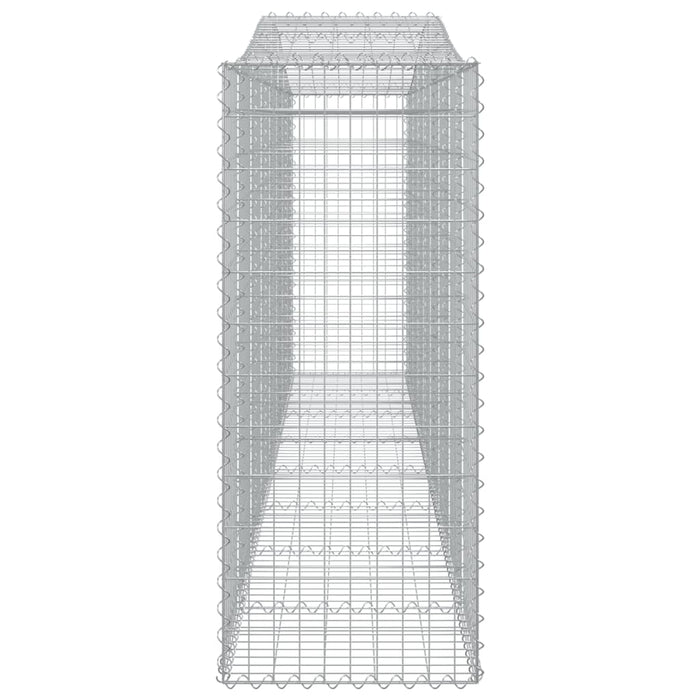 Coșuri gabion arcuite 15 buc, 400x50x120/140cm, fier galvanizat - WALTI WALTI