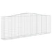 Coșuri gabion arcuite 6 buc, 400x50x140/160 cm, fier galvanizat - WALTI WALTI