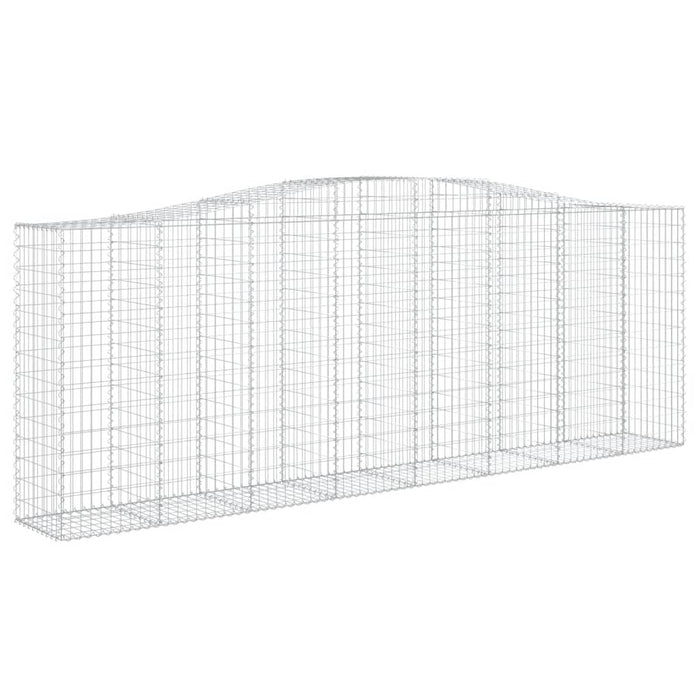 Coșuri gabion arcuite 9 buc, 400x50x140/160 cm, fier galvanizat - WALTI WALTI