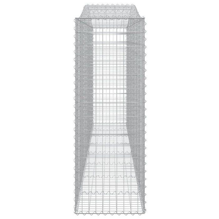 Coșuri gabion arcuite 9 buc, 400x50x140/160 cm, fier galvanizat - WALTI WALTI