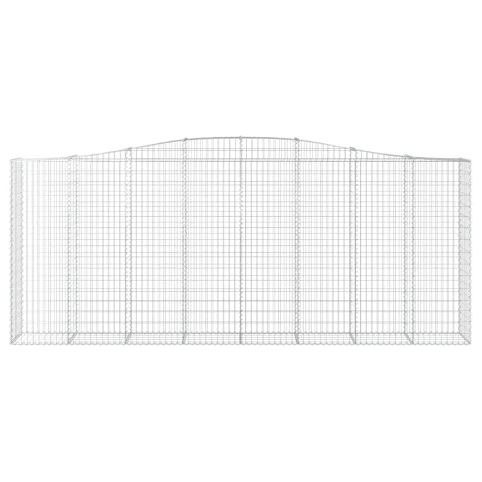 Coșuri gabion arcuite 2 buc. 400x50x160/180 cm, fier galvanizat - WALTI WALTI