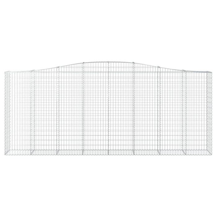 Coșuri gabion arcuite 4 buc. 400x50x160/180 cm, fier galvanizat - WALTI WALTI