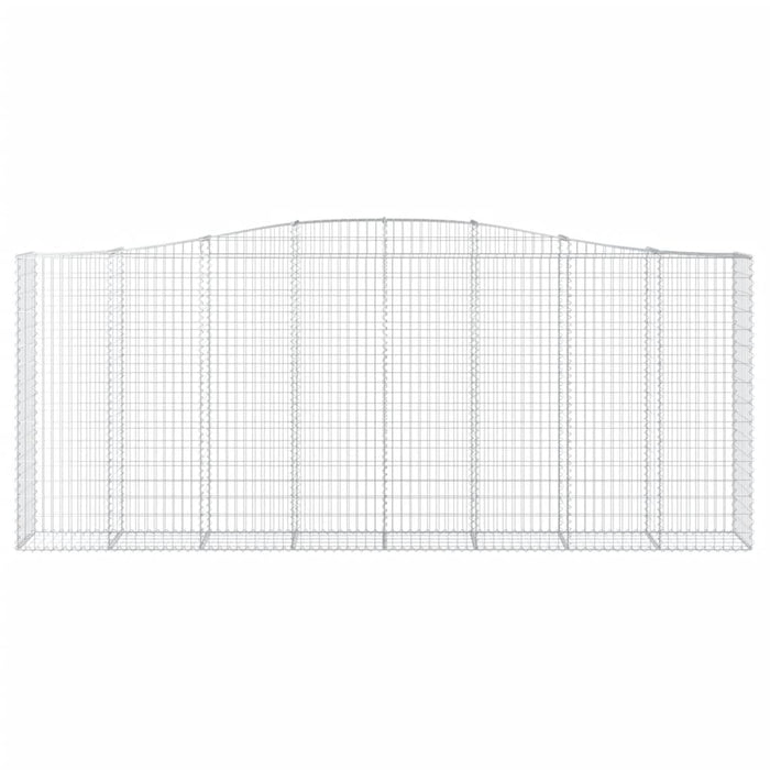 Coșuri gabion arcuite 7 buc. 400x50x160/180 cm, fier galvanizat - WALTI WALTI