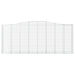 Coșuri gabion arcuite 8 buc. 400x50x160/180 cm, fier galvanizat - WALTI WALTI