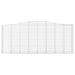Coșuri gabion arcuite 9 buc. 400x50x160/180 cm, fier galvanizat - WALTI WALTI