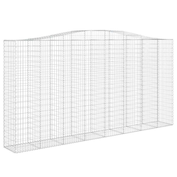 Coșuri gabion arcuite, 3 buc 400x50x200/220 cm, fier galvanizat - WALTI WALTI