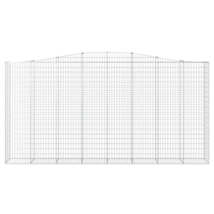 Coșuri gabion arcuite, 3 buc 400x50x200/220 cm, fier galvanizat - WALTI WALTI