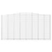 Coșuri gabion arcuite, 3 buc 400x50x200/220 cm, fier galvanizat - WALTI WALTI