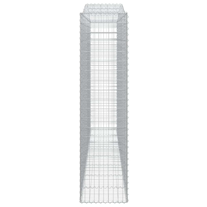 Coșuri gabion arcuite, 3 buc 400x50x200/220 cm, fier galvanizat - WALTI WALTI