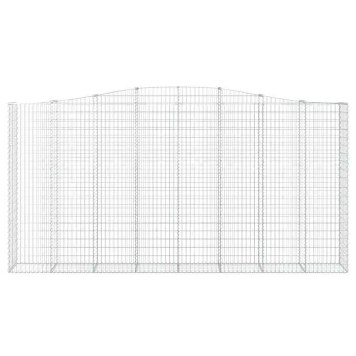 Coșuri gabion arcuite, 5 buc 400x50x200/220 cm, fier galvanizat - WALTI WALTI