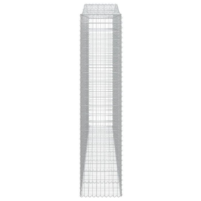 Coșuri gabion arcuite, 5 buc, 400x50x220/240cm, fier galvanizat - WALTI WALTI