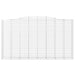 Coșuri gabion arcuite, 6 buc, 400x50x220/240cm, fier galvanizat - WALTI WALTI